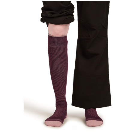 Дамски чорапи Icebreaker Women Merino Blend Ski+ Medium OTC Mountain Contour