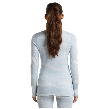 Дамска функционална блуза Icebreaker Women M 260 Tech Vertex LS HZ Chillwave