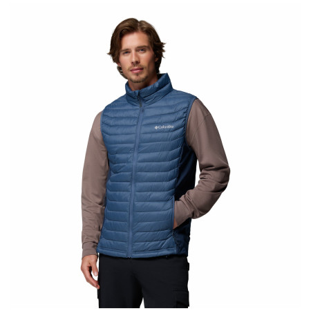 Мъжка жилетка Columbia Powder Pass™ Hybrid Vest син Dark Mountain,
