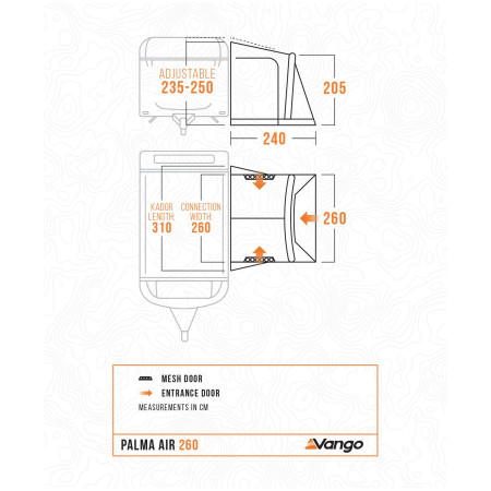 Форселт за каравана Vango Palma Air 260