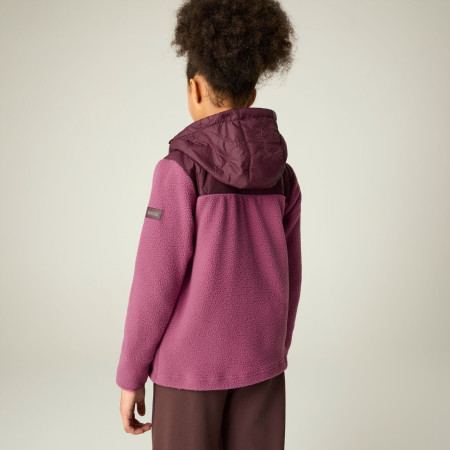 Детски суитшърт Regatta Myla Hybrid Jacket Fig/Violet