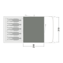 Килим за палатка Outwell Cozy Carpet Denver 5