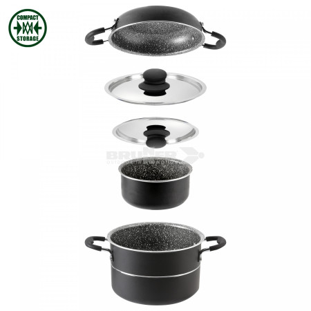 Комплект прибори Brunner Pirate 6+1 18 cm