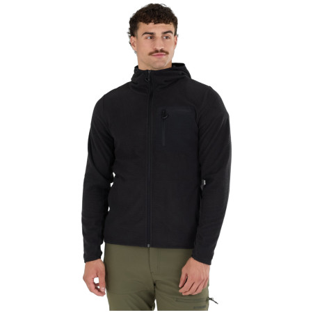 Функционален мъжки суитшърт Fundango Nagano Full Zip Hoodie черен black