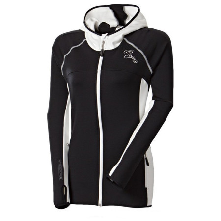 Дамски суитшърт Progress Tiba черен/бял Black/White