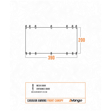 Форселт за каравана Vango Caravan Awning Front Canopy