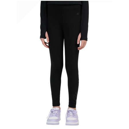 Детски клин 4F Tights Cas F313 Deep Black черен Deep Black