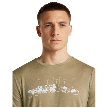 Мъжка тениска Icebreaker Men Merino 150 Tech Lite SS Tee The Peaks