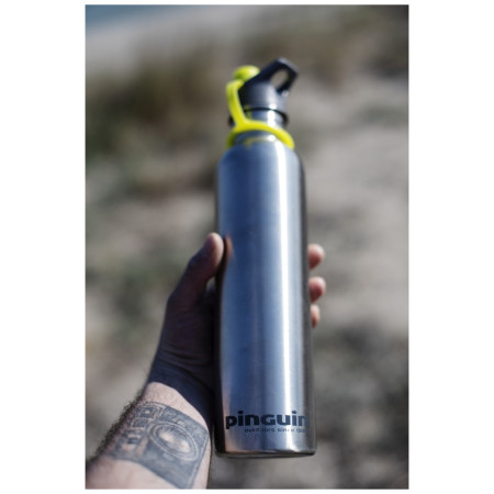 Бутилка Pinguin Бутилка за пиене от неръждаема стомана Bottle S 0.8л