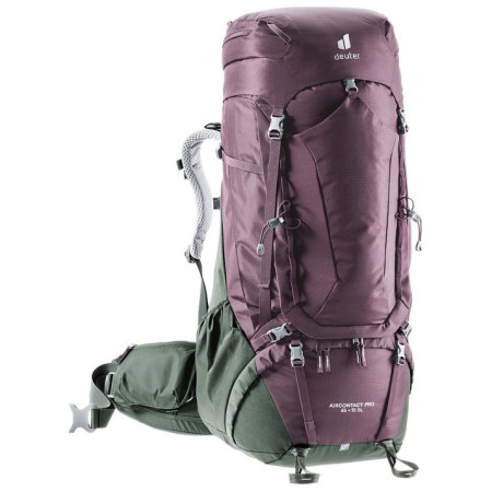 Дамска раница Deuter Aircotact PRO 65+15 SL лилав AubergineIvy