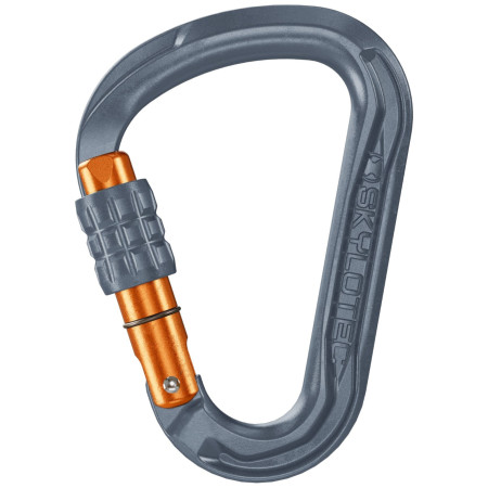Карабинер Skylotec Leger SG (screw gate) сив/оранжев Grey/Orange