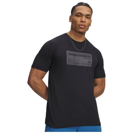 Мъжка тениска Under Armour UA M Box WM Label SS черен Black