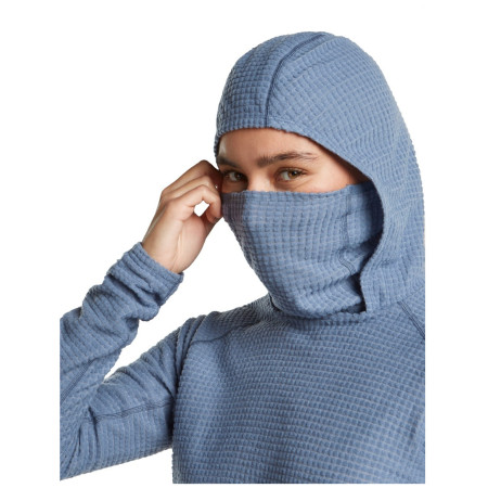Дамски суитшърт Icebreaker Wom Mer 400 RealFleece Grid Pulover Hood