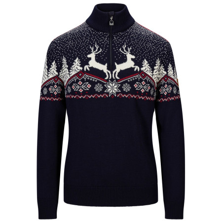 Дамски пуловер Dale of Norway Dale Christmas Fem Sweater тъмносин/бял Navy Offwhite Redrose