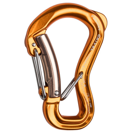 Карабинер Grivel K10G Clepsydra S Twin Gate оранжев