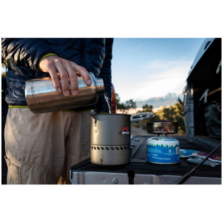 Бутилка от неръждаема стомана Klean Kanteen Wide w/Wide Loop Cap - brushed stainless 1900 ml