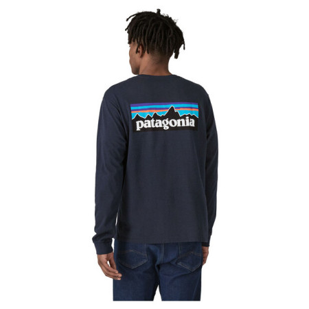 Мъжка тениска Patagonia P-6 Logo Responsibili Tee LS