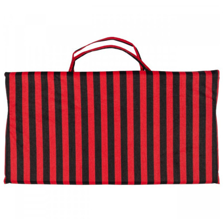 Шезлонг Yate Плажен шезлонг - лента черен/червен