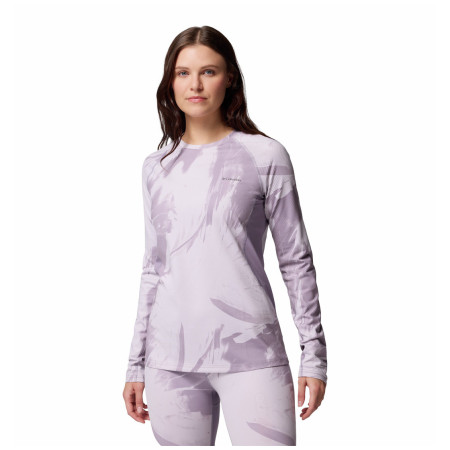 Дамско функционално долно бельо Columbia Omni-Heat Infinity™ Knit Long sleeve Crew лилав Shale Purple Snowflight Tonal