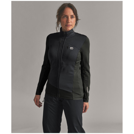 Дамски функционален суитшърт Ortovox Fleece Grid Jacket W
