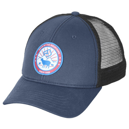 Шапка с козирка Ortovox Stay In Sheep Trucker Cap син NightBlue