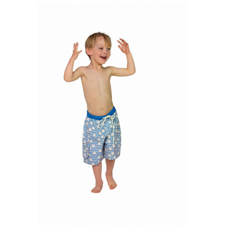 Детски бански DucKsday Manta Boardshort Boy синьо/бял Blue/Off White