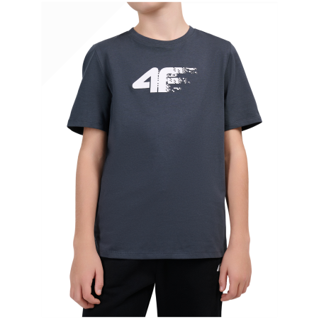 Детска тениска 4F Tshirt M3515 Dark Grey сив Dark Grey