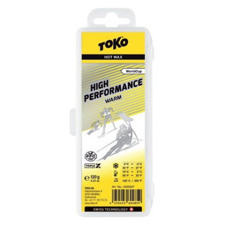 Восък TOKO World Cup High Performance топъл 120 г TripleX