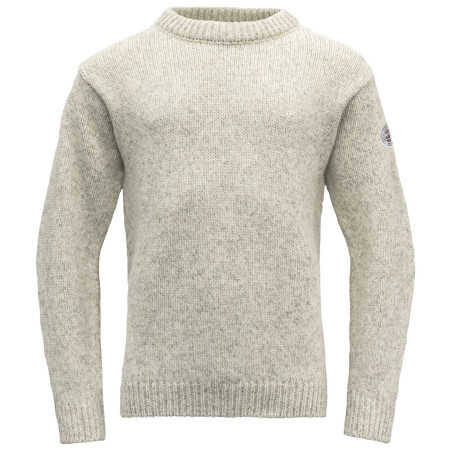 Функционален мъжки суитшърт Devold Nansen Wool Sweater светло сив GREY MELANGE