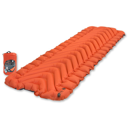 Надуваема постелка Klymit Insulated Static V (2020) оранжев Orange/CharBlack
