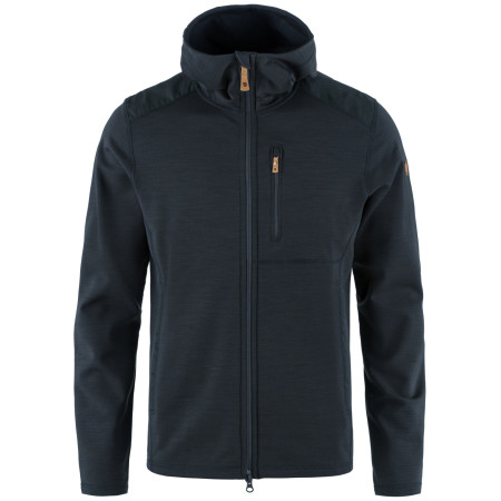 Мъжки суитшърт Fjällräven Keb Fleece Hoodie тъмно син