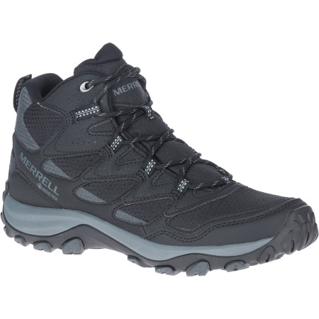 Мъжки туристически обувки Merrell West Rim Sport Mid Gtx черен Black