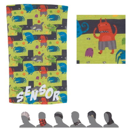 Детска кърпа Sensor Tube Monster