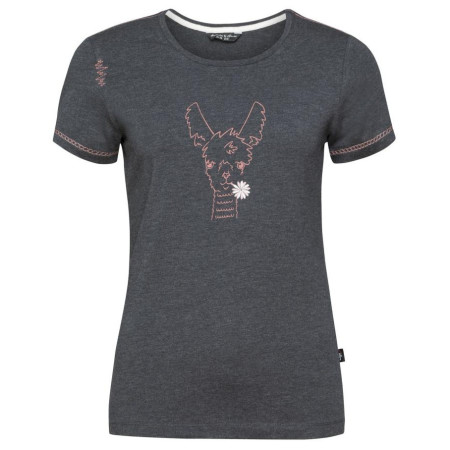 Дамска тениска Chillaz Saile Happy Alpaca тъмно сив