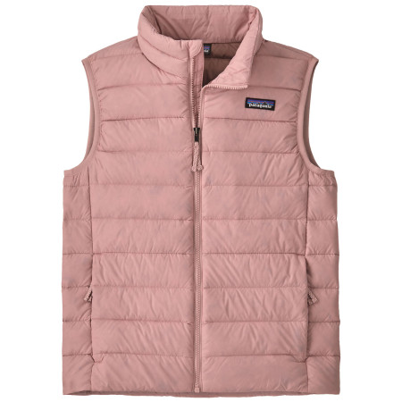 Детска жилетка Patagonia K's Down Sweater Vest - Fuzzy Mauve розов Fuzzy Mauve