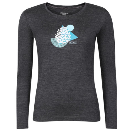 Дамска функционална блуза Progress Hela "Cone" сив šedý melír
