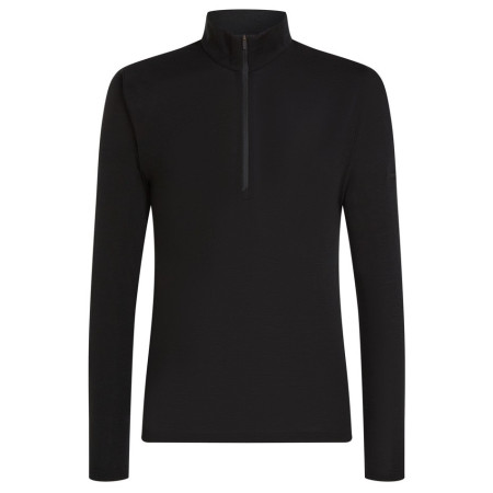 Функционална мъжка тениска Icebreaker M 175 Everyday LS Half Zip черен Black