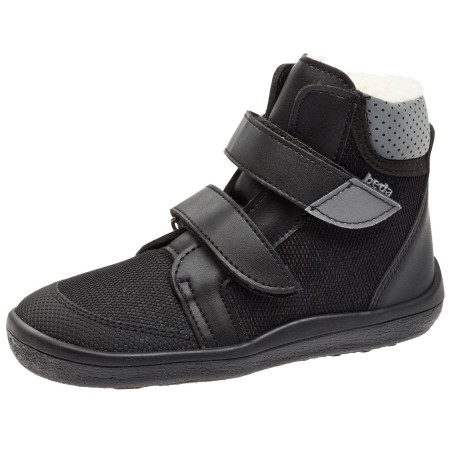 Детски боси обувки Beda Daisy Black черен Black