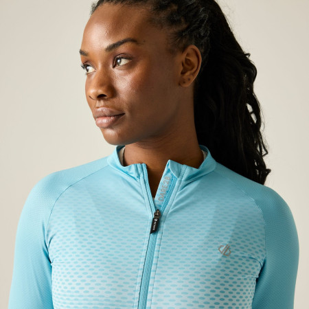 Дамска колоездачна фланелка Dare 2b Lightnint short sleeve printed jersey