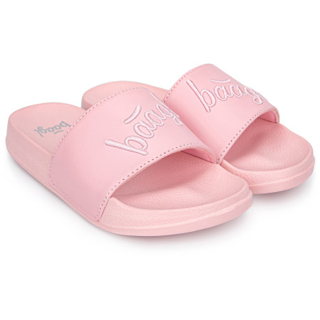 Детски чехли Baagl Logo Pink