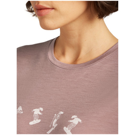 Дамска тениска Icebreaker Women Merino 150 Tech Lite SS Tee Snow Day