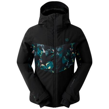 Дамско яке за ски Dare 2b Iced Jacket черен/зелен Black/Electric Floral Print
