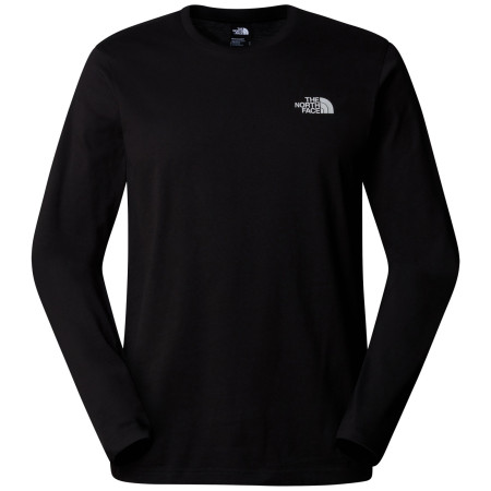 Мъжка тениска The North Face M L/S Simple Dome Tee черен TNF BLACK