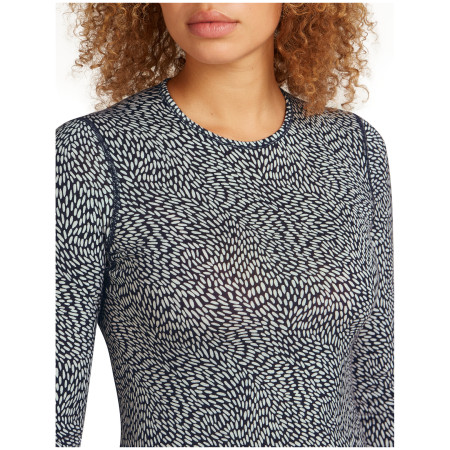 Дамска функционална блуза Icebreaker Women Merino 200 Oasis LS Crewe Flock Forms AOP