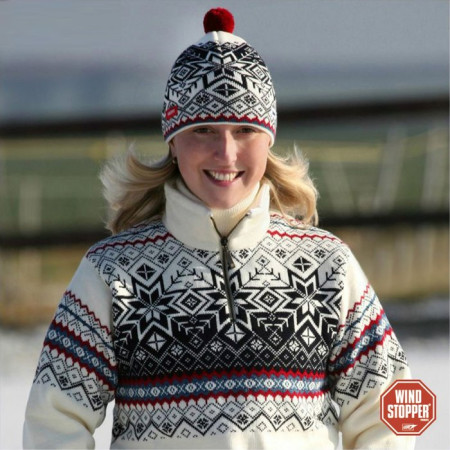 Плетена шапка от мериносана вълна Kama AW41