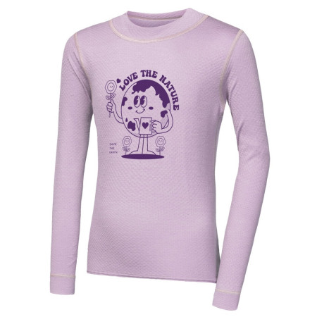 Детска функционална тениска Sensor Merino DF Planet Mystic Violet светло розов Mystic Violet