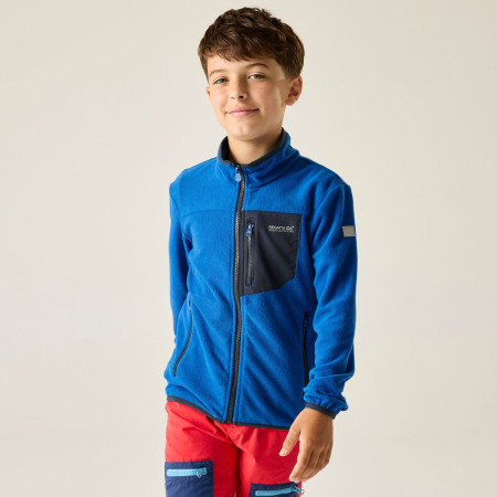 Детски суитшърт Regatta Junior Frankie F/Z Olympian Blu