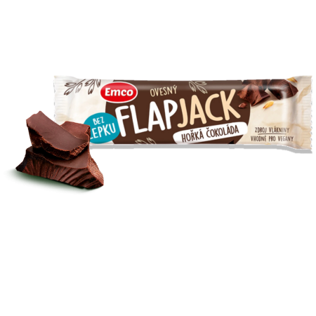 Бар Emco Flapjack тъмен шоколад 45г