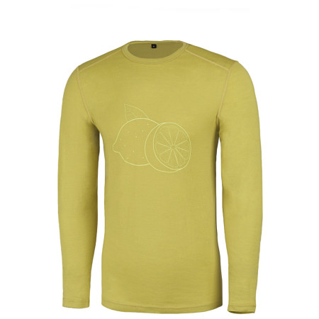 Мъжка тениска Warg Merino Lemon 165 Long светло зелен Lime