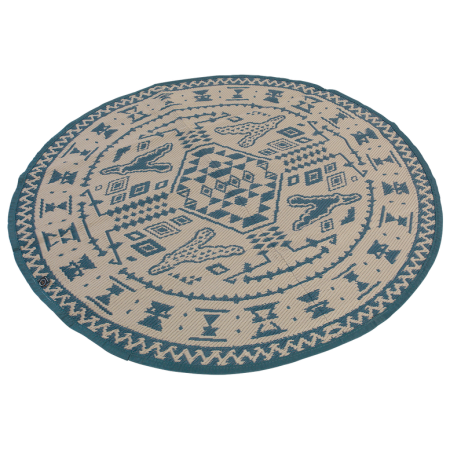 Килим за палатка Easy Camp Bilberry Round Carpet кафяво-сиво